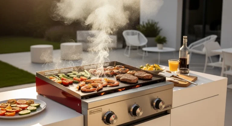 Jeu concours plancha gaz : tentez de gagner une plancha Simogas Rainbow Rouge avec Cuisine Actuelle [jusqu’au 28 Avril 2026]