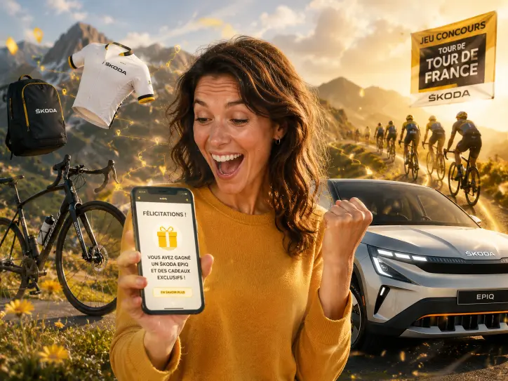 jeu concours Tour de France Skoda gratuit