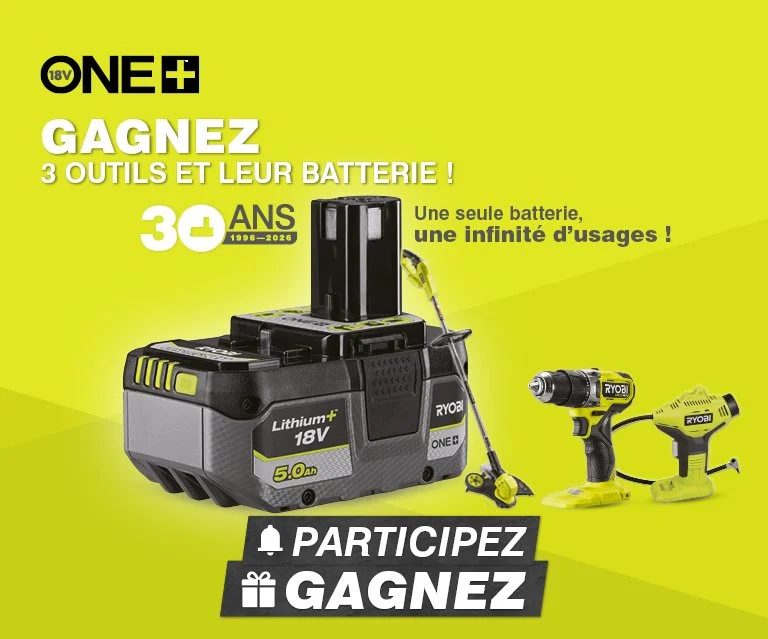 jeu concours Ryobi ONE gratuit